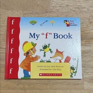 Scholastic My 'f' Book  My First Steps to Reading